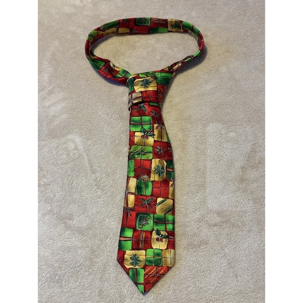 J. Garcia "Surprise Package" Vintage Silk Tie Collection 52 Christmas